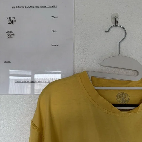 Marvel‎ Hulk Y2K Vintage Ed Hardy Style T-shirt Medium Yellow Americana Tattoo - Picture 6 of 6